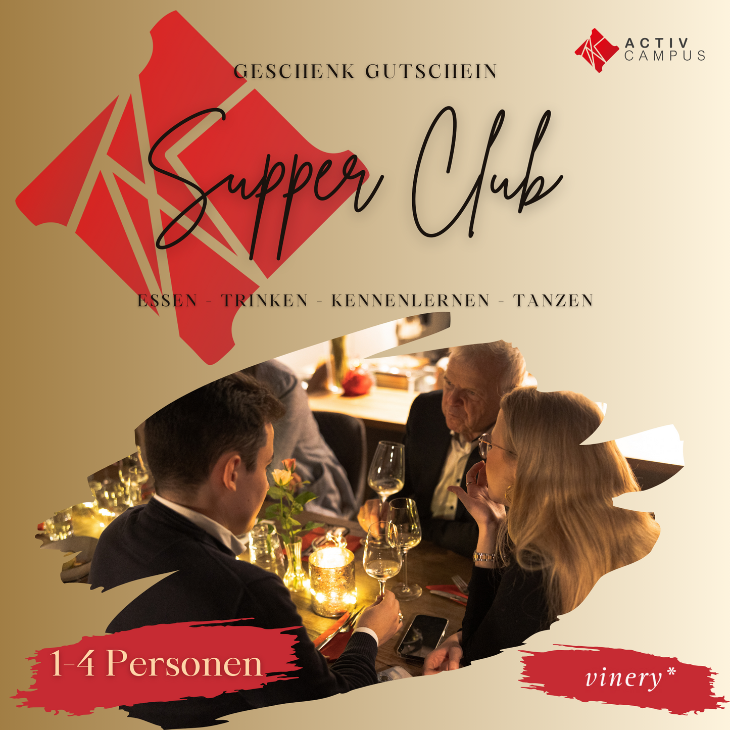 Gutschein für den Supper Club im Activ Campus Bochum