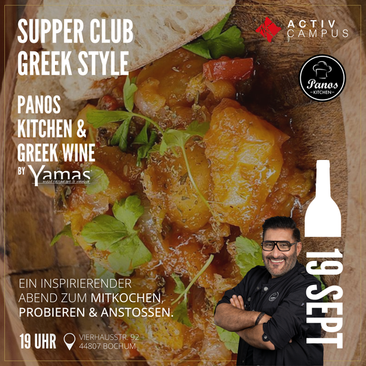 Supper Club - Greek Style am 19. September 2026