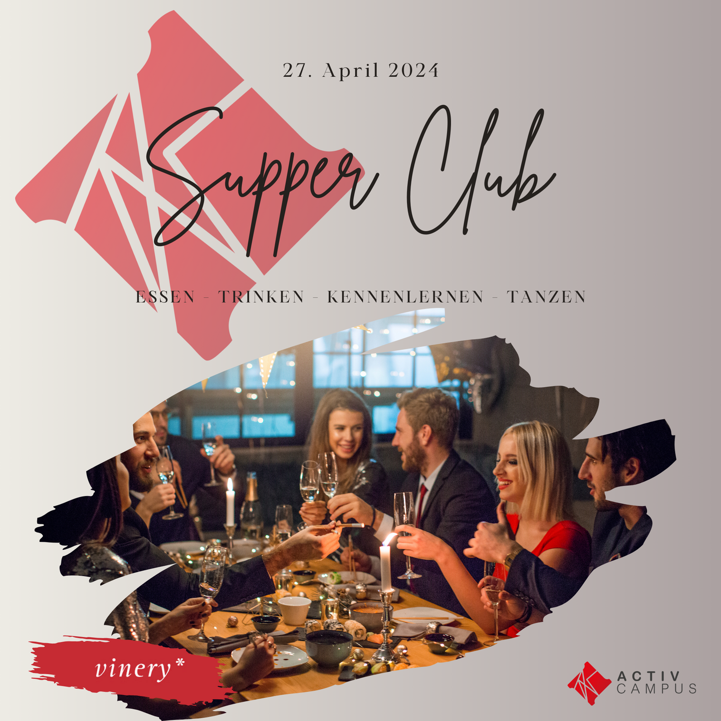 Supper Club im Activ Campus in Bochum am 27. April 2024